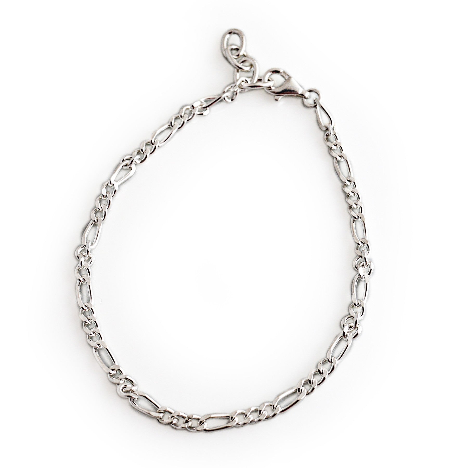 Sterling Silver Figaro Bracelet