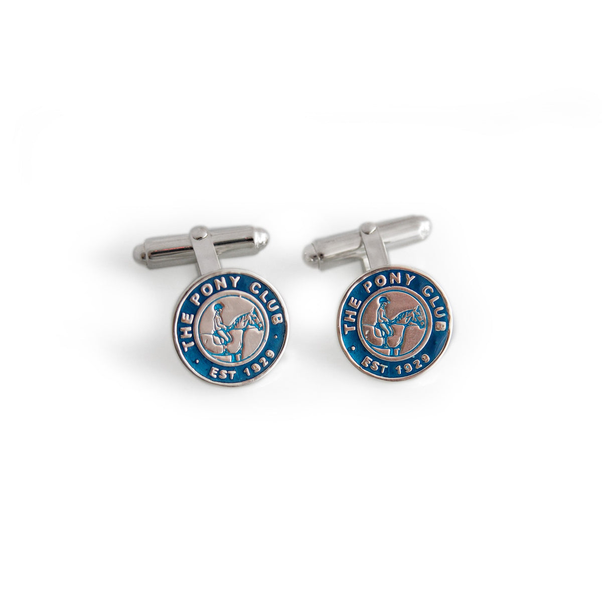 Exclusive Sterling Silver Pony Club UK Cufflinks