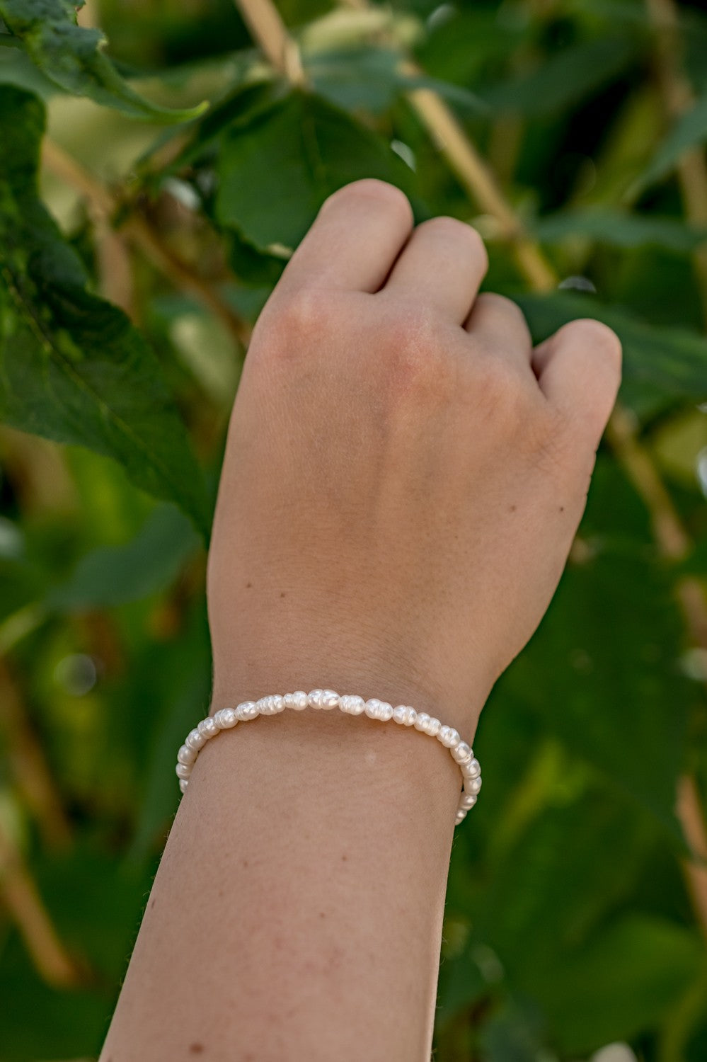 Sterling Silver & Freshwater Seed Pearl Bracelet