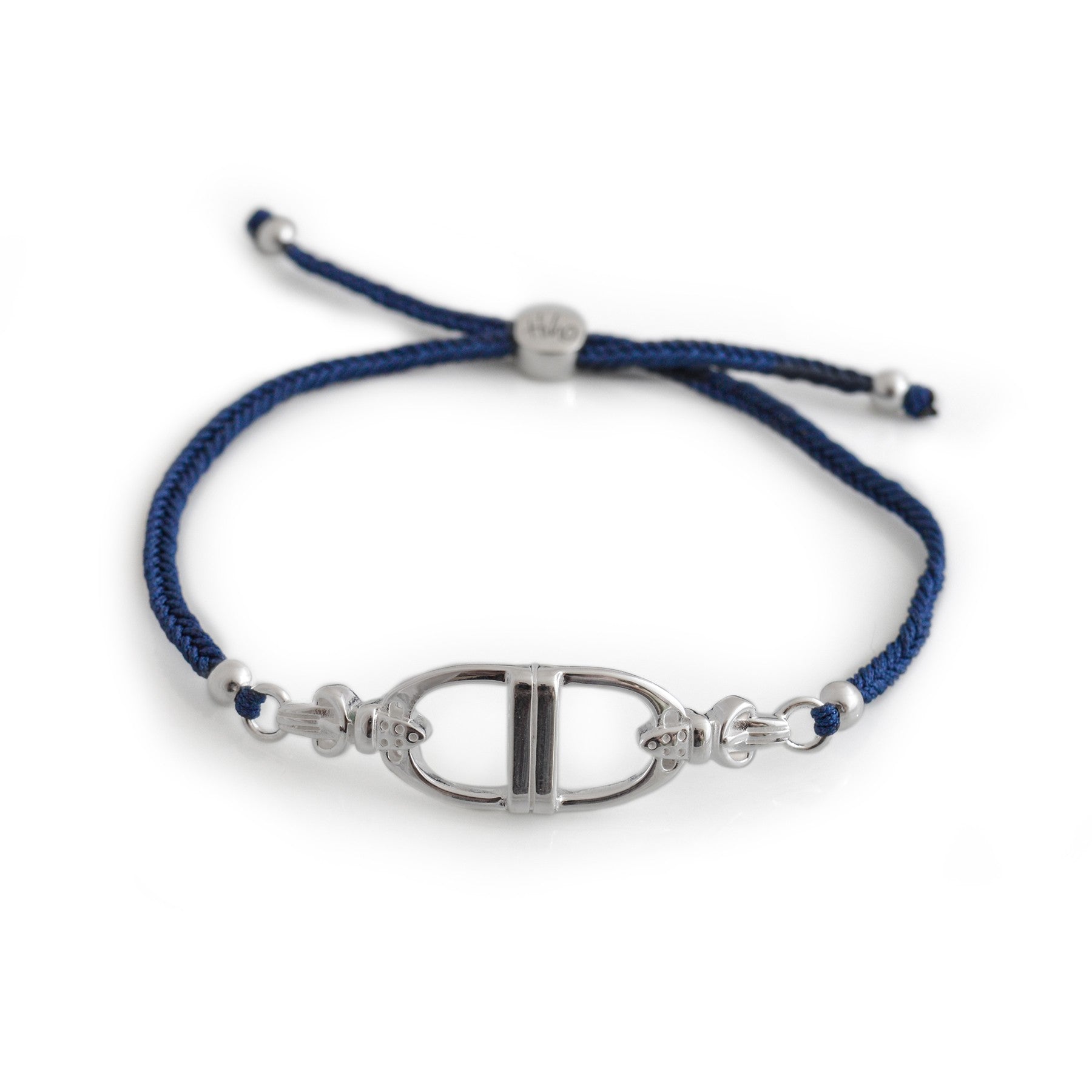 Exclusive Sterling Silver Stirrups Friendship Bracelet