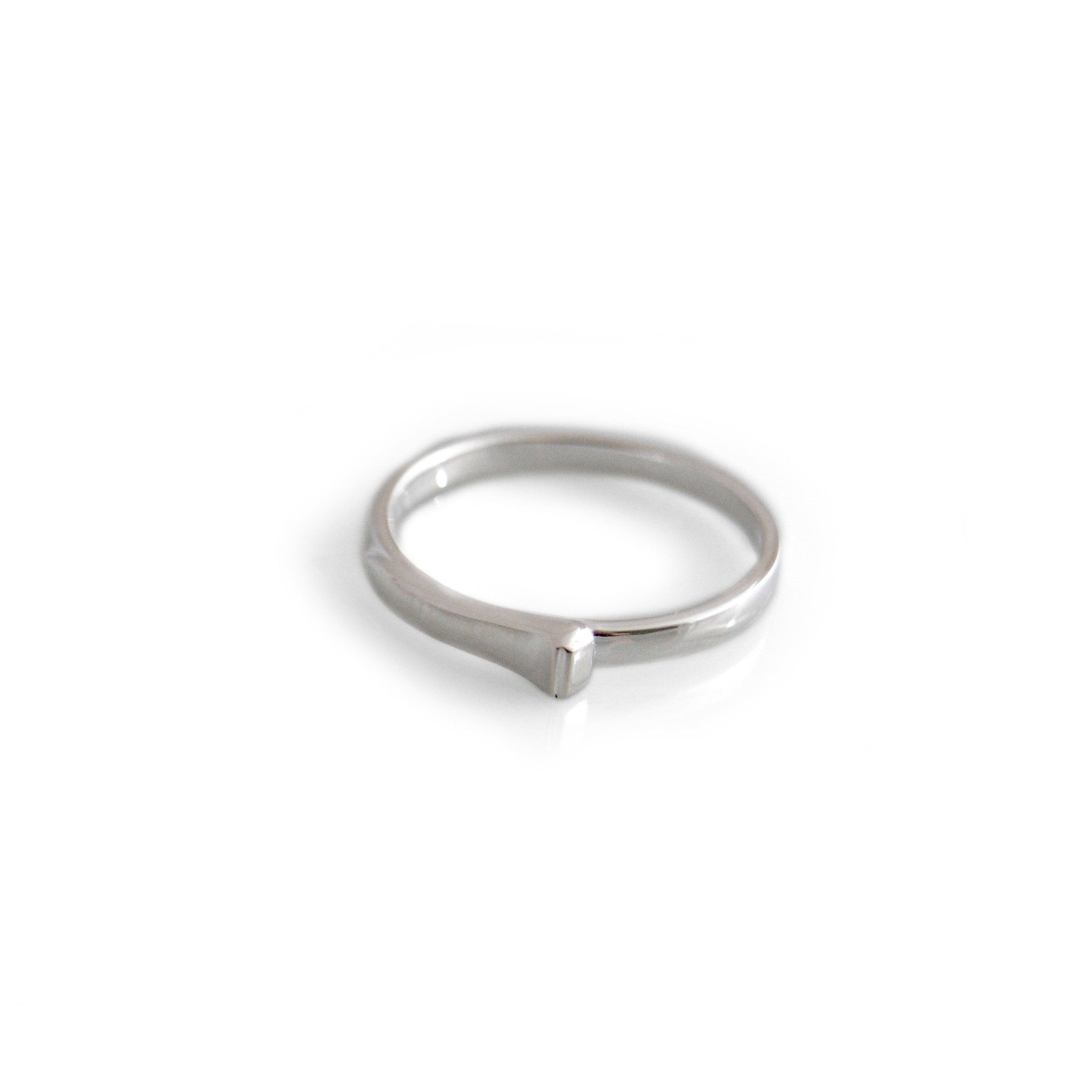 Exclusive Sterling Silver Farrier Nail Ring