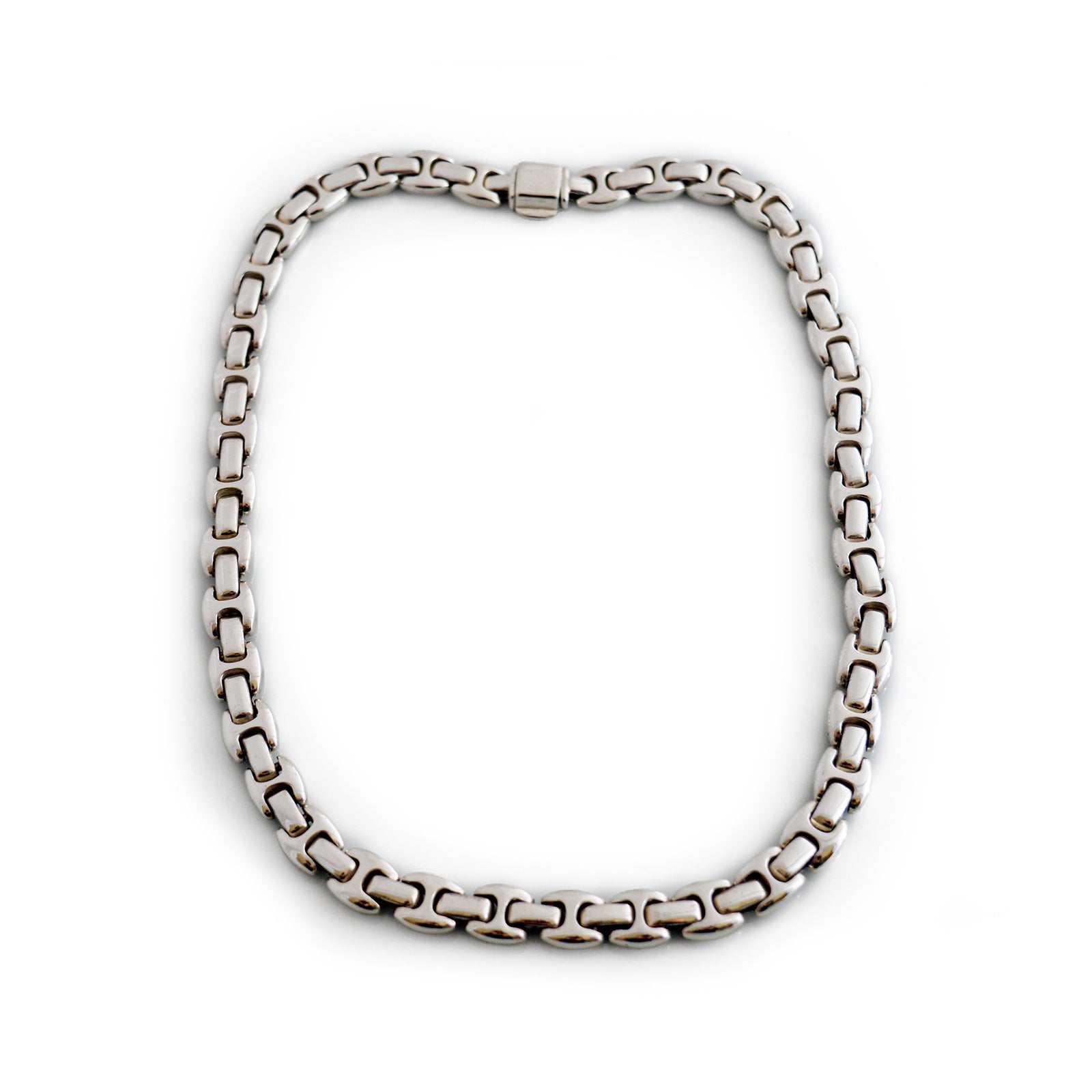Sterling Silver Classic Anchor Chain Necklace