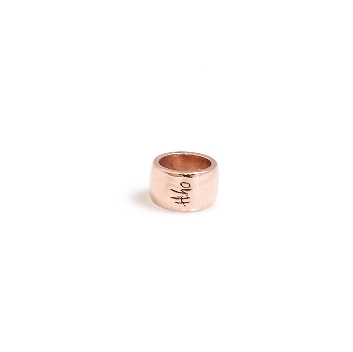 Solid 9ct Rose Gold Roller bead