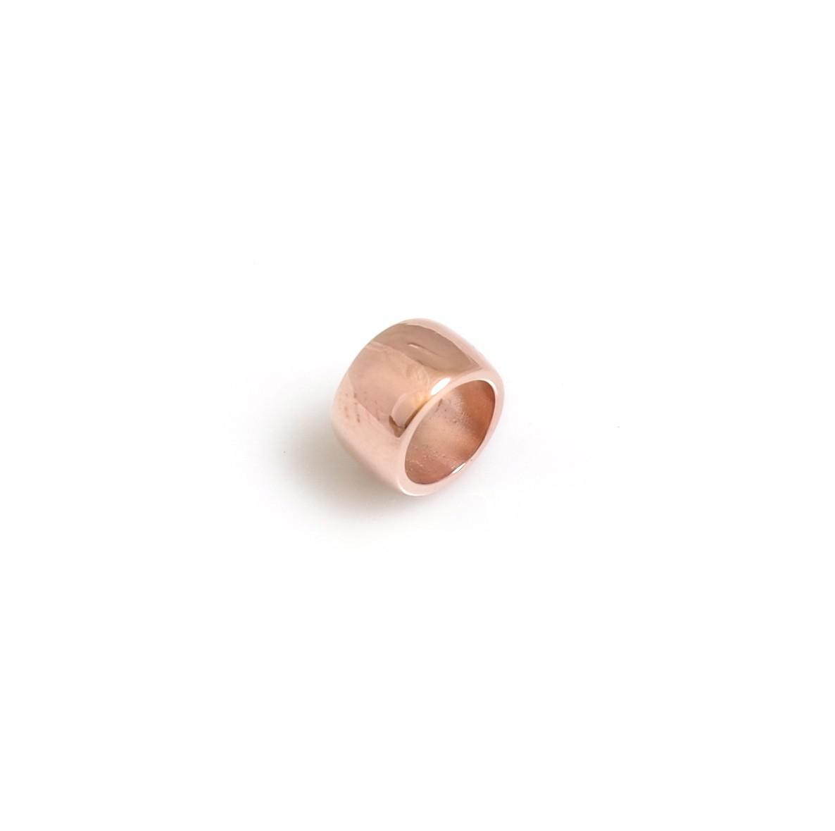 Solid 9ct Rose Gold Roller bead