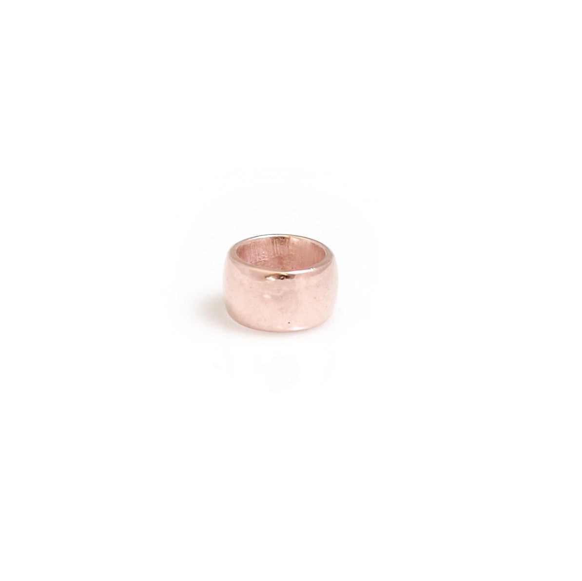 Sterling Silver & 18ct Rose Gold Vermeil Roller Bead