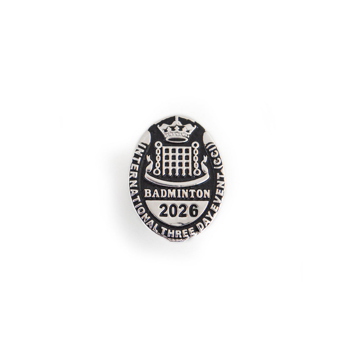 Exclusive Sterling Silver Badminton 26 Completion Pin/Brooch