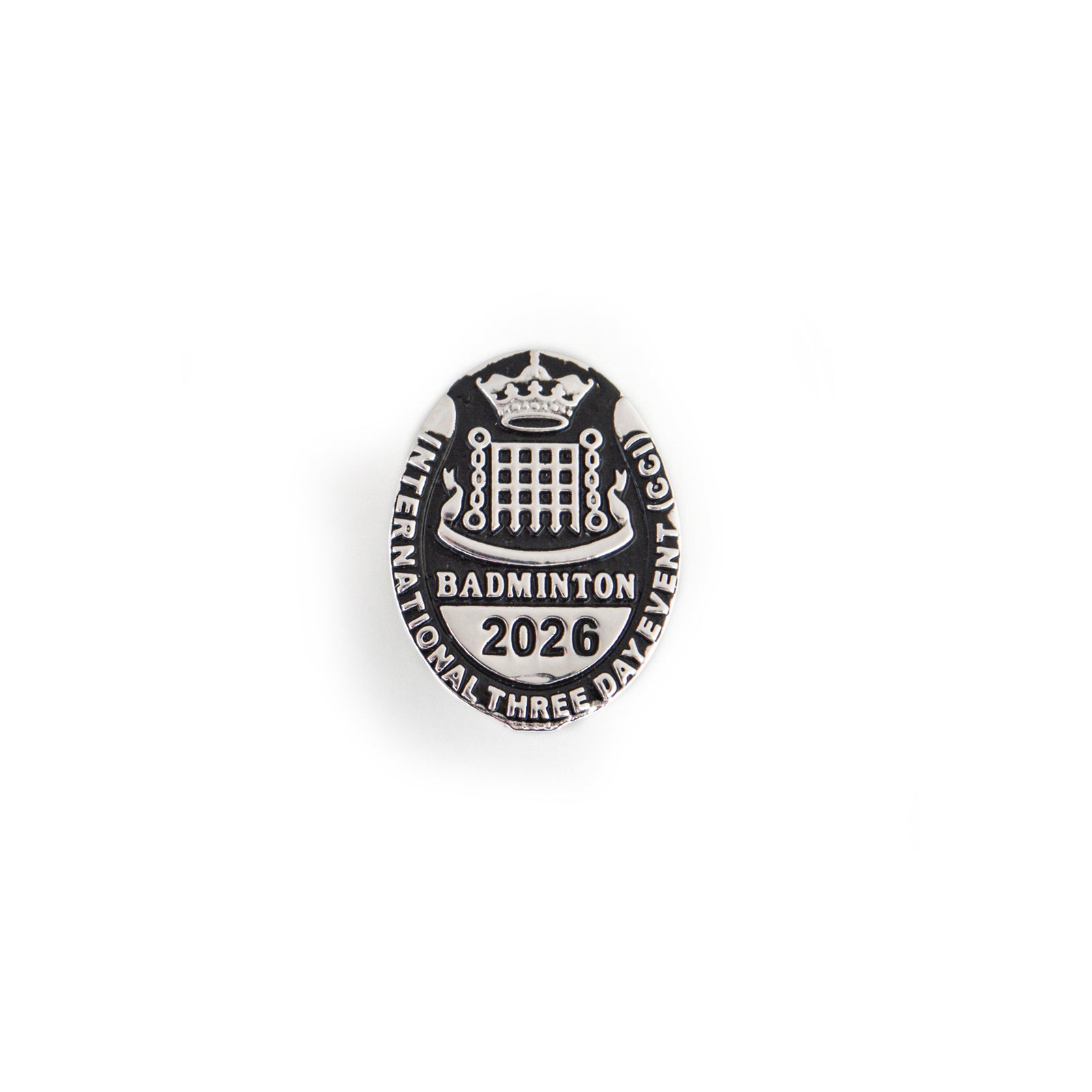 Exclusive Sterling Silver Badminton 26 Completion Pin/Brooch