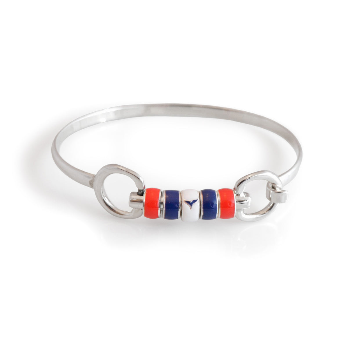 Exclusive Sterling Silver Hiho x Whale Of A Time Cherry Roller Bangle