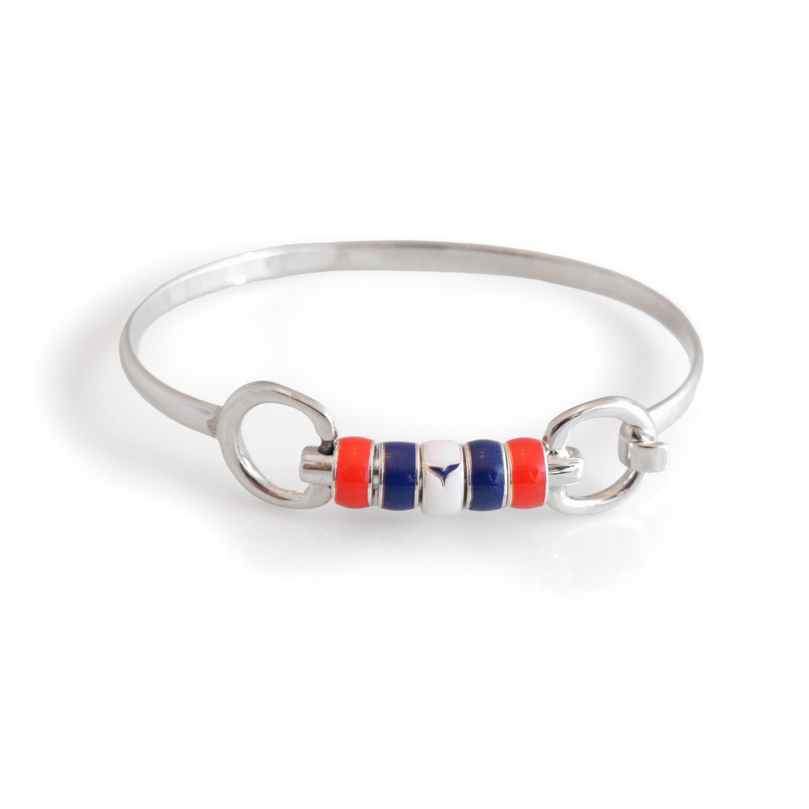 Exclusive Sterling Silver Hiho x Whale Of A Time Cherry Roller Bangle