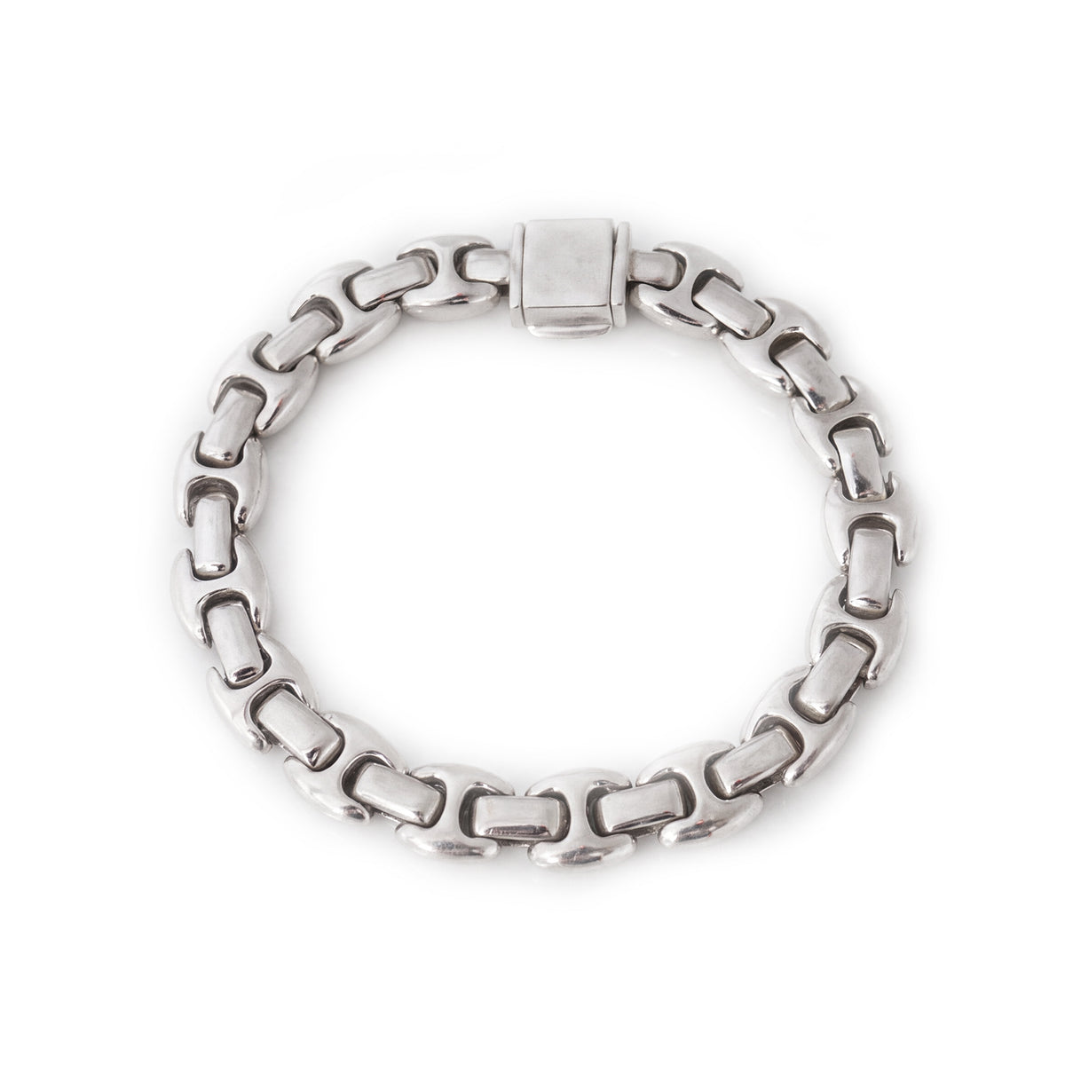 Sterling Silver Chunky Anchor Chain Bracelet