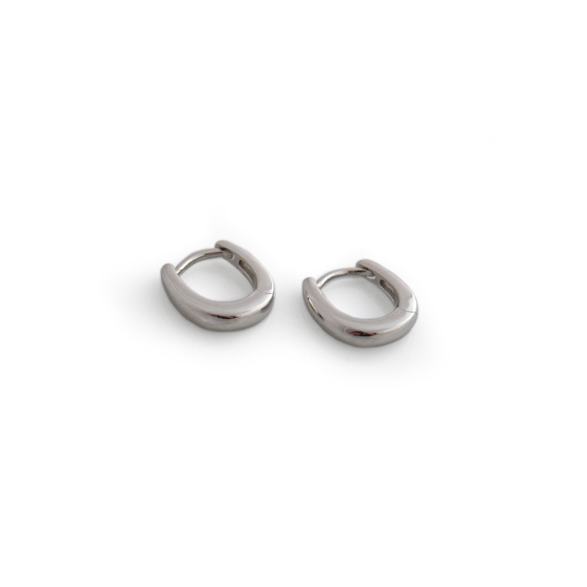 Sterling Silver Huggie Hoop Earrings