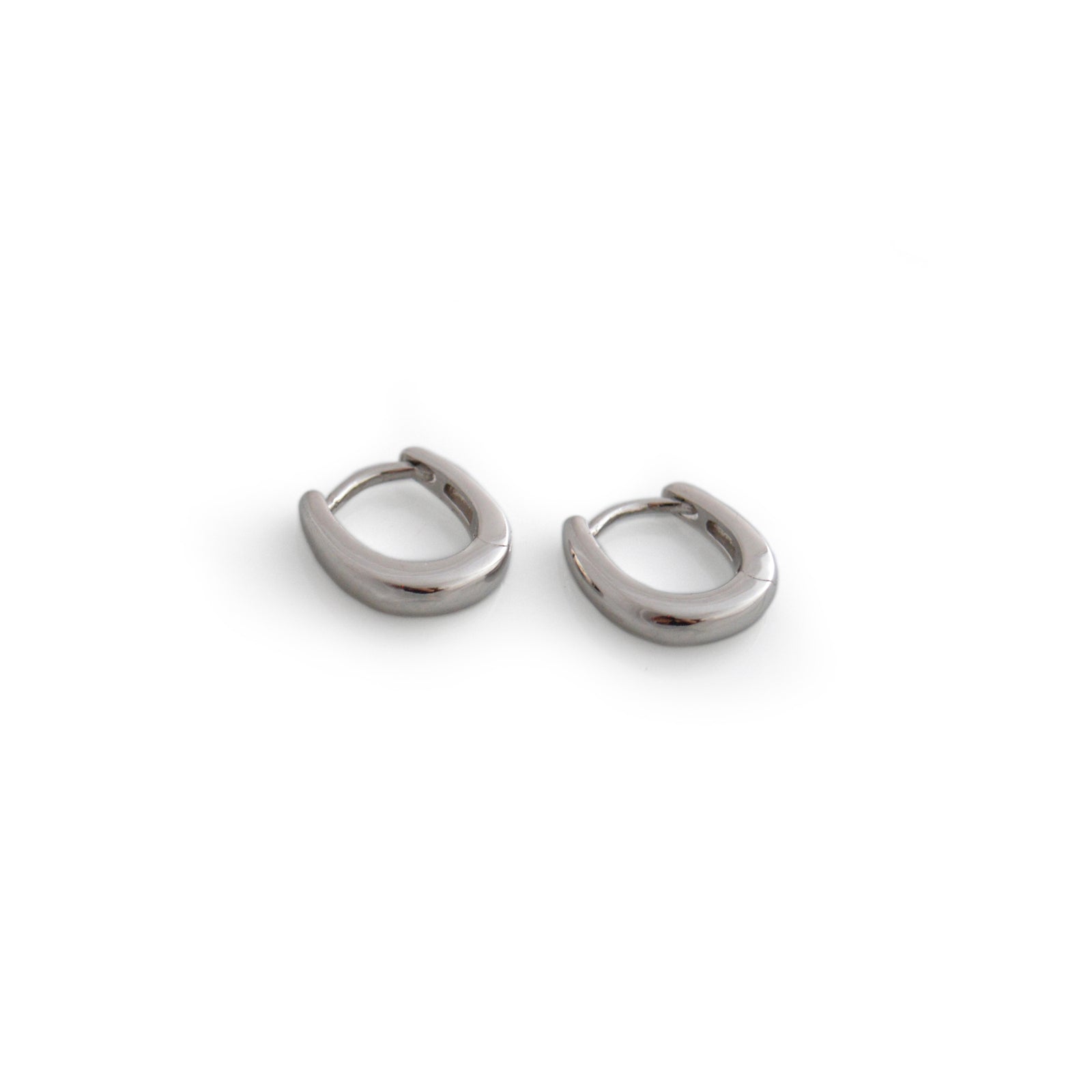 Sterling Silver Huggie Hoop Earrings