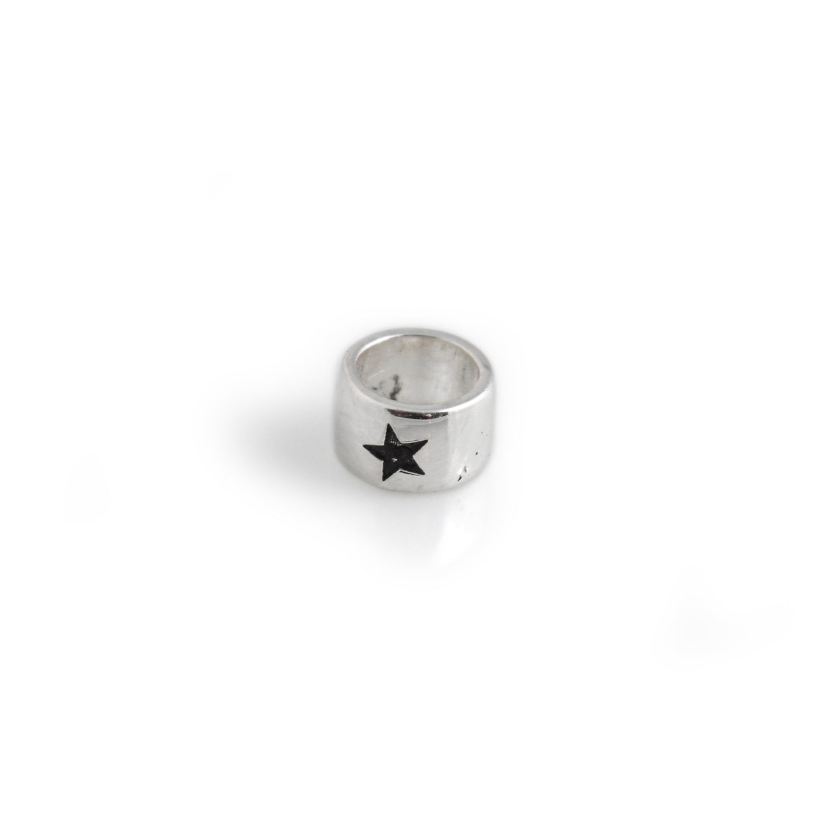 Exclusive Sterling Silver Star Roller Bead