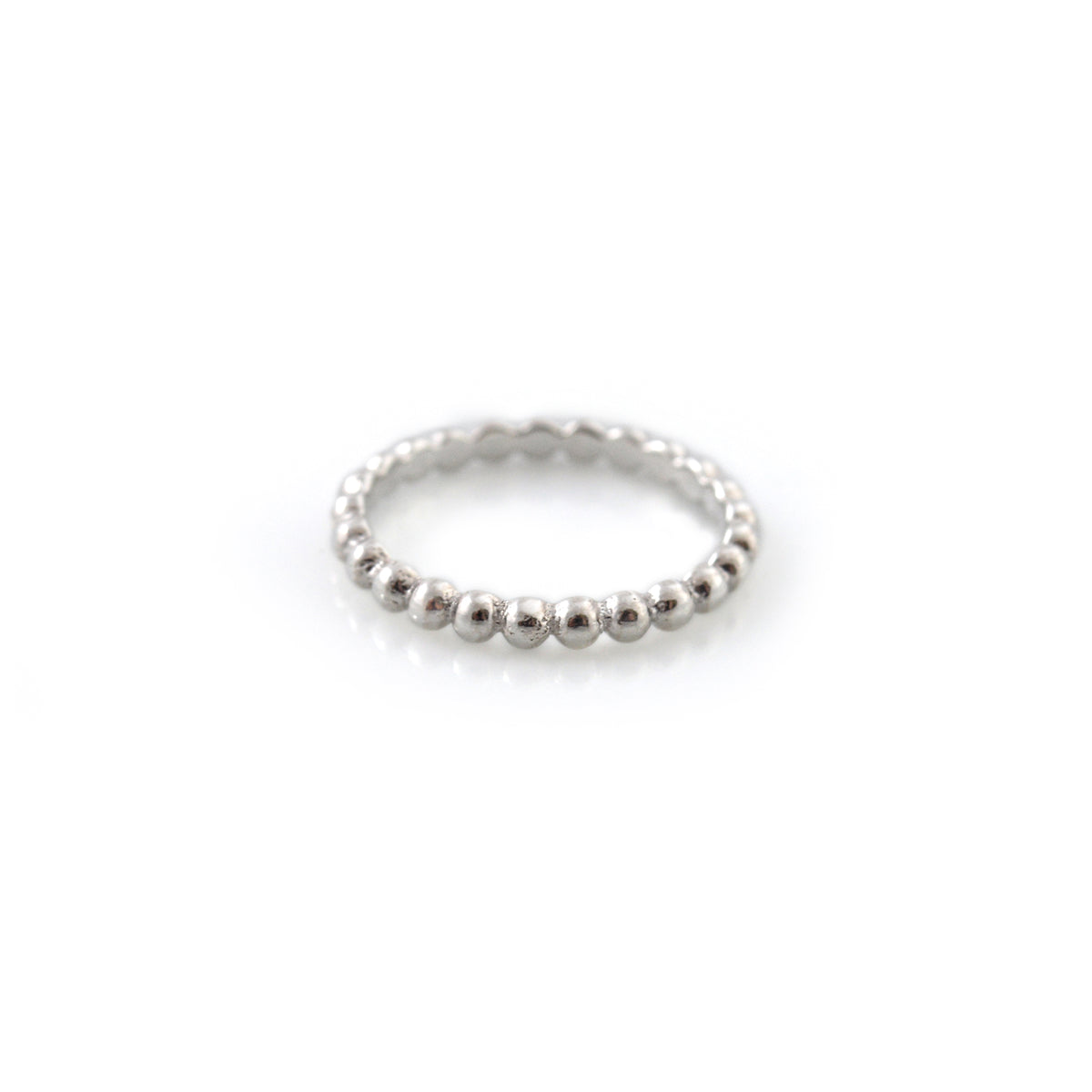 Sterling Silver Beaded Ring