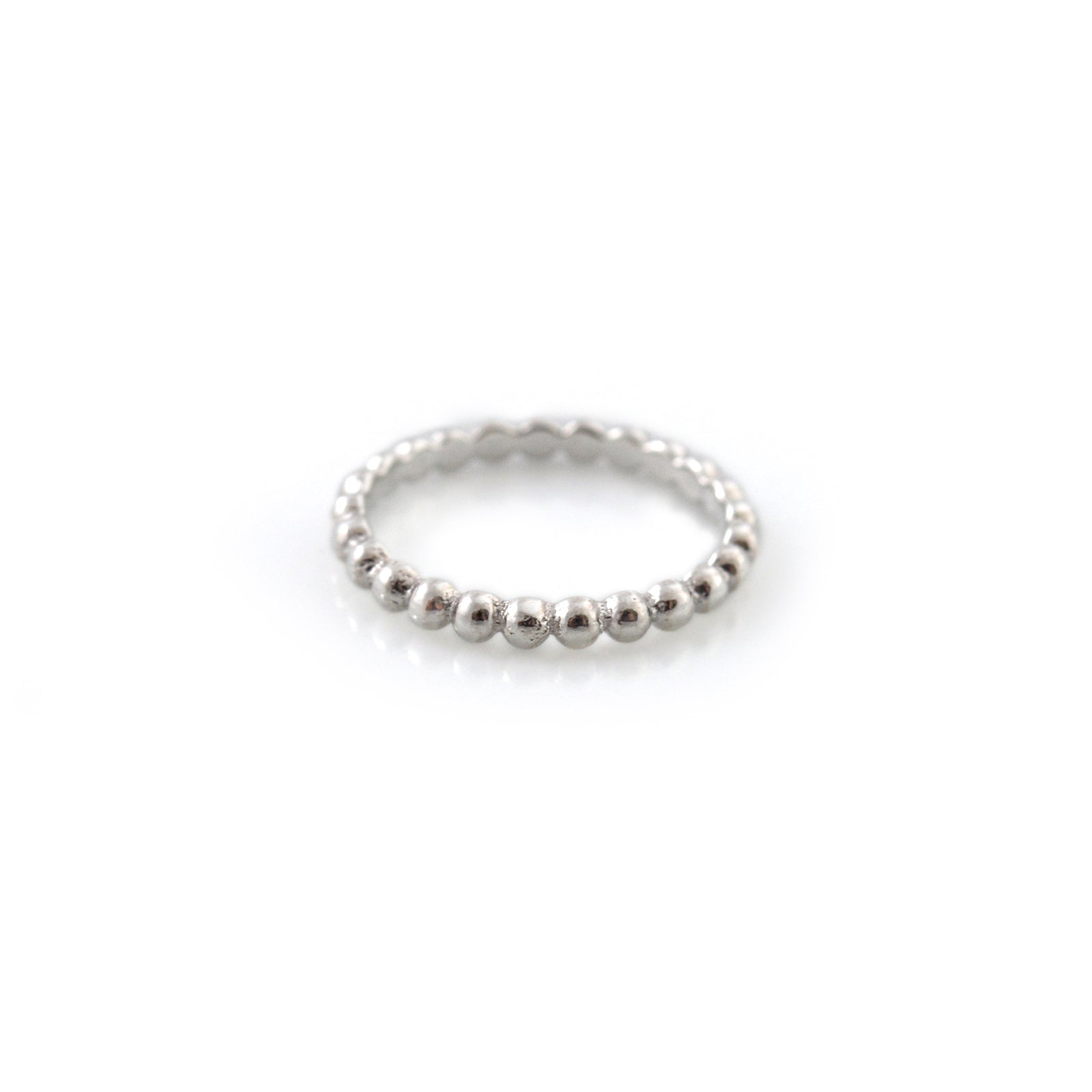 Sterling Silver Beaded Ring