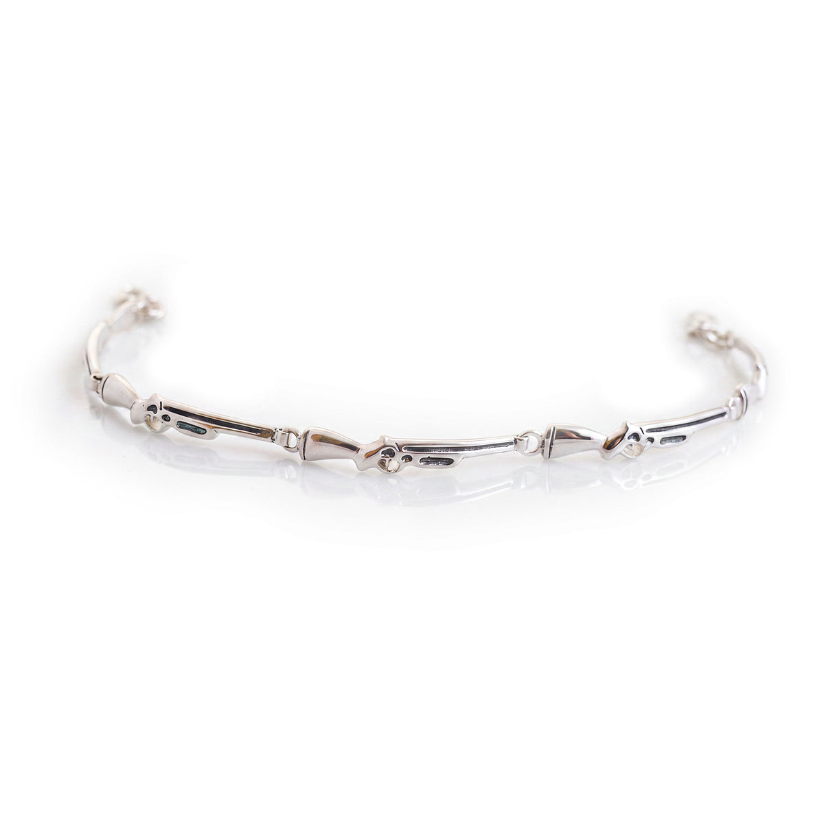Exclusive Sterling Silver Abbey Ling Country Sporting Bracelet