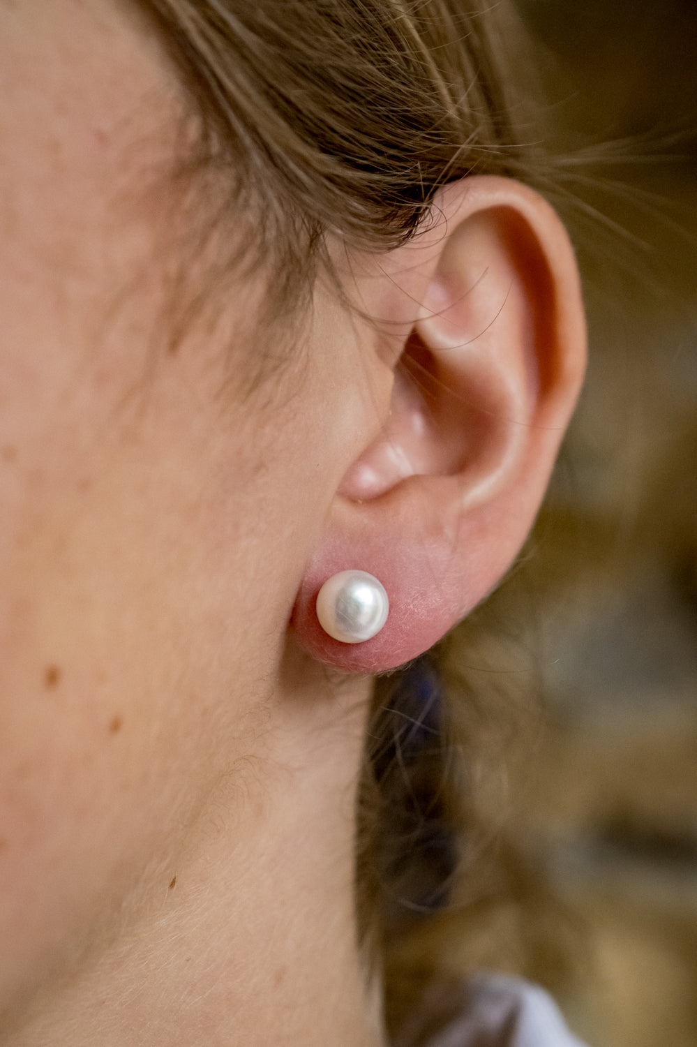 8mm Freshwater Pearl Studs