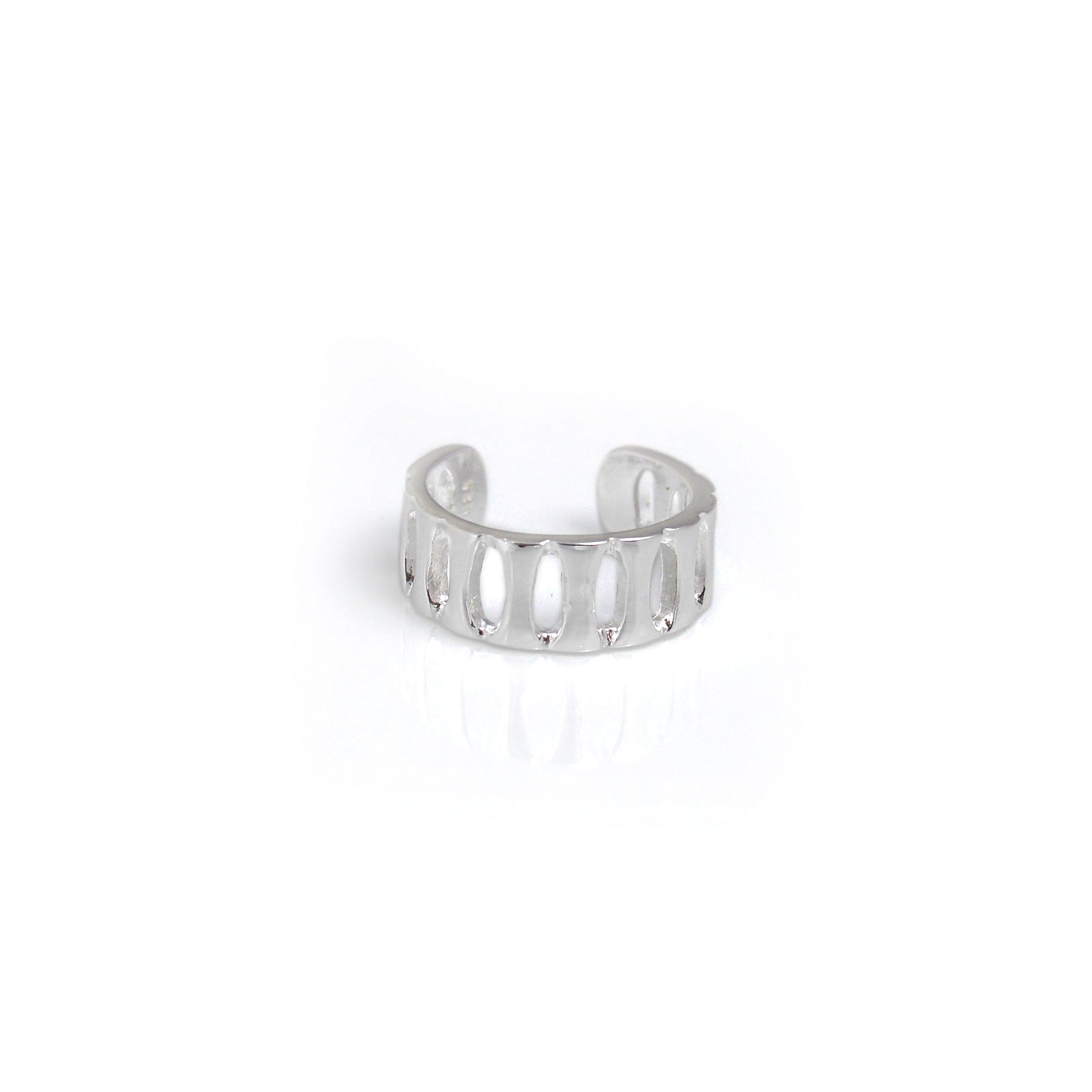 Sterling Silver Vitra Ear Cuff