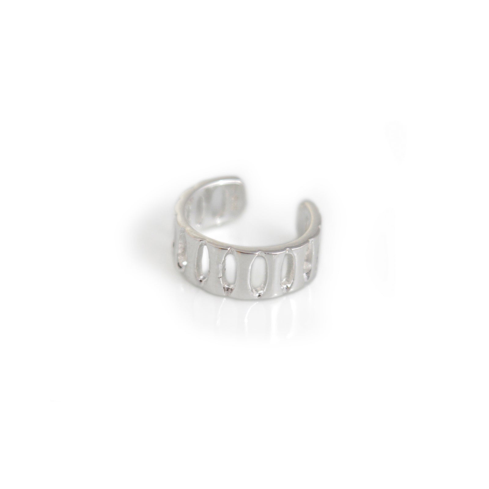 Sterling Silver Vitra Ear Cuff