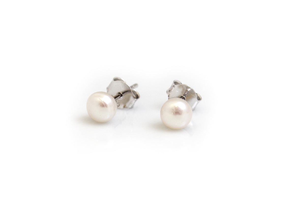 3mm Freshwater Pearl Stud Earrings