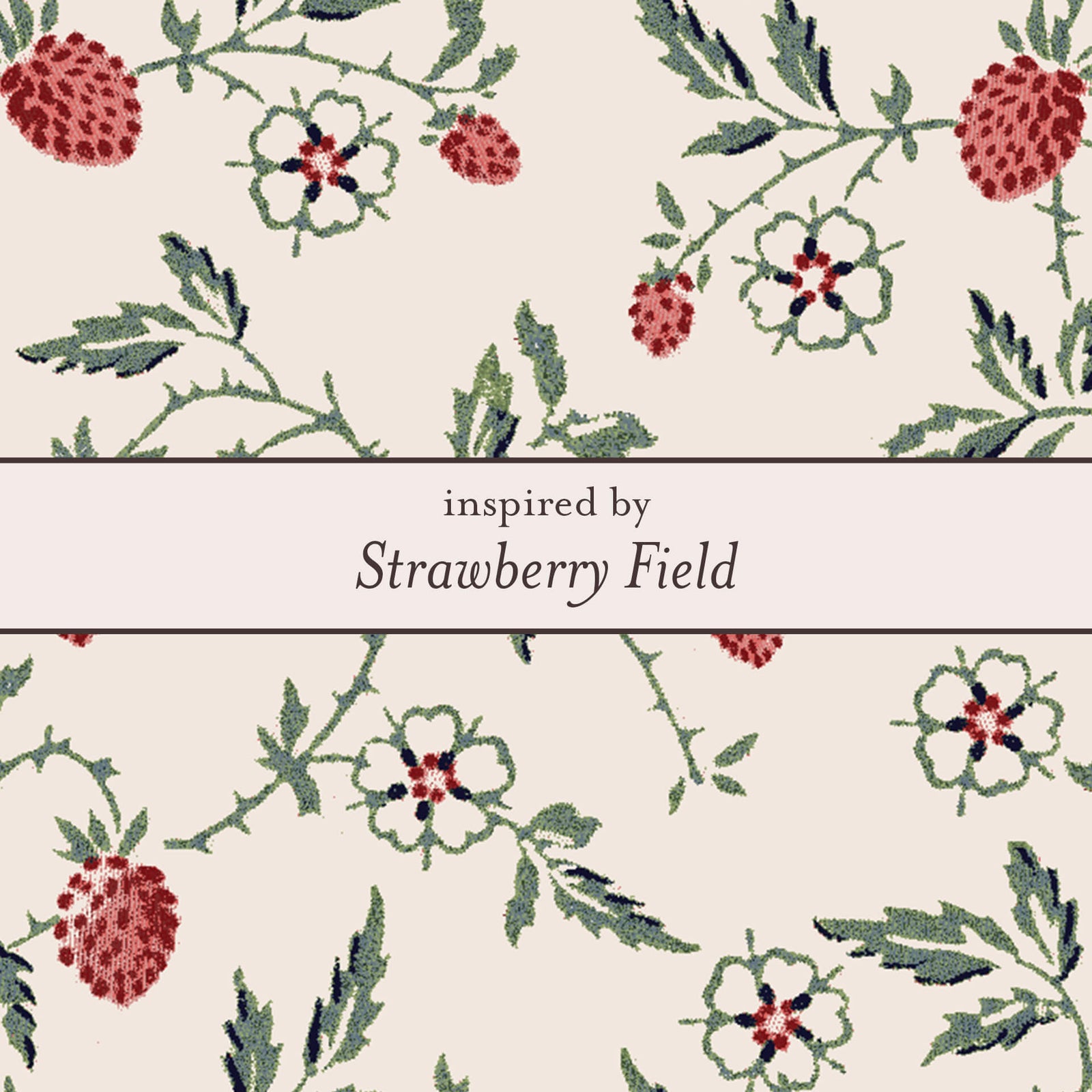 Laura Ashley Sterling Silver & 18ct Rose Gold Plated Strawberry Field Stud Earrings