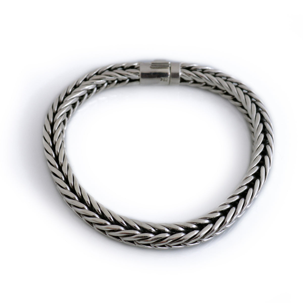 Sterling Silver Flat Weave Bracelet