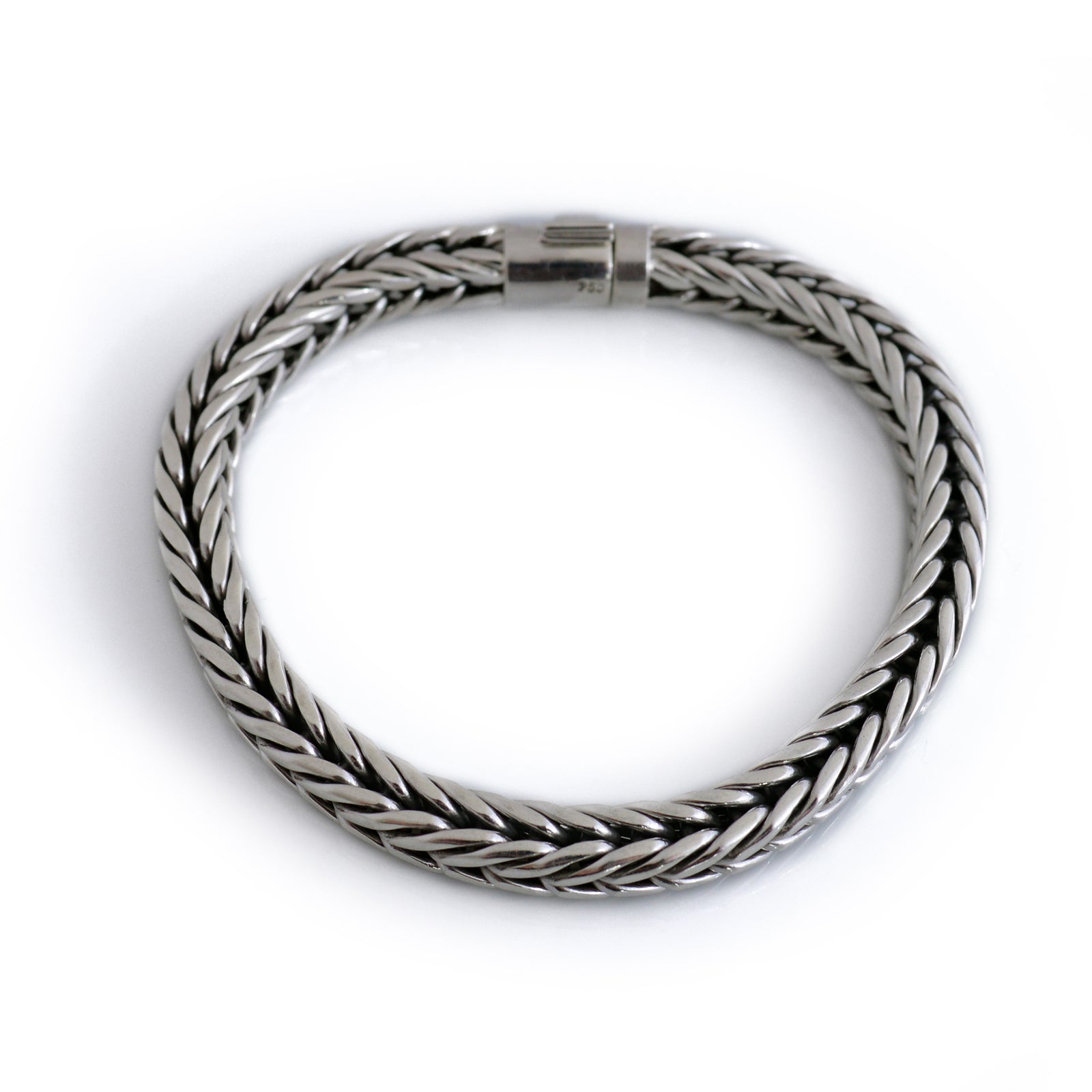 Sterling Silver Flat Weave Bracelet